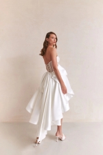Luxury Wedding Dress with Detachable Skirt - Wonder  - LLR-18090.00.61
