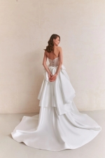 Luxury Wedding Dress with Detachable Skirt - Wonder  - LLR-18090.00.61