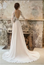 A-line V shape Tank Top Wedding Dress - CB-2021OC