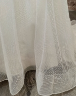 A-Line Chic Glitter Tulle  V-Neck Spaghetti Straps Wedding Dress - LV-A2003