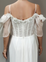 A-Line Luxury Embroidery Beaded 3-D Floral Laces A-Line - LV-A2007OS
