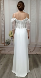 A-Line Luxury Embroidery Beaded 3-D Floral Laces A-Line - LV-A2007OS