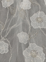 A-Line Luxury Embroidery Beaded 3-D Floral Laces A-Line - LV-A2007OS