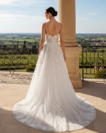 A-Line Sweetheart Wedding Dress with Spaghetti Straps - BLM-A2009