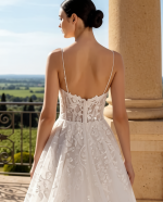A-Line Sweetheart Wedding Dress with Spaghetti Straps - BLM-A2009