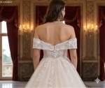 Wedding Dress - Off-Shoulder Lace & Tulle Ballgown Wedding Dress -  BLL-B54663