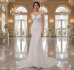 Lace and Tulle Mermaid with Illusion Corset Bodice - BLL-M24726